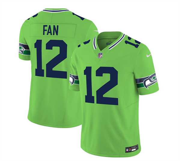 Men & Women & Youth Seattle Seahawks #12 Fan 2023 F.U.S.E. Green Limited Jersey